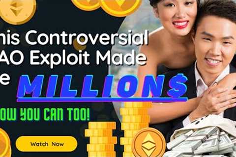 DAO Flash Loan Arbitrage Exploit the Flash Loan
