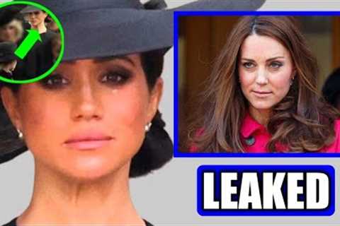 SHE'S A BULLY! Scary Video Of Meghan SLAPPING Charlotte During Queen's Funeral Leaked