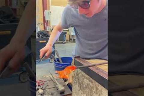 Glass Horse Progress #glass #glassblowing #art #satisfying #asmr #awesome #cool #artist #eric