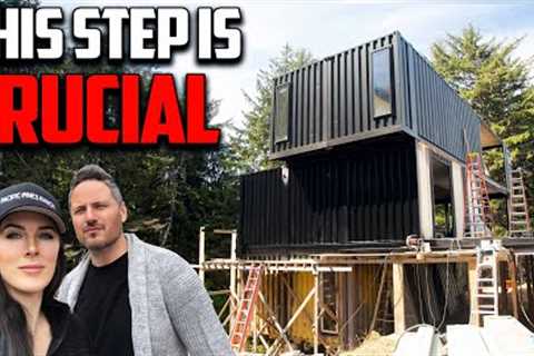 We WATERPROOFED the ENTIRE SIDE of our MODERN HOUSE #build #diy #home #custom