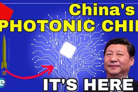 LATEST China Photonic Chip To Boost China's Military Power and Surpass U.S. 3nm silicon Chips