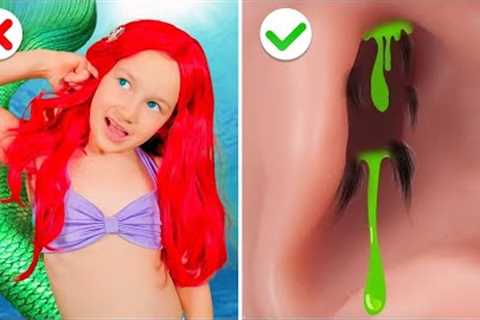 Little Mermaid🧜 Parenting Hacks - My Daughter is a Mermaid! Must-Have DIY Ideas by Gotcha!