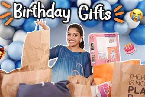My Birthday GIFTS UNBOXING | Saranya Nandakumar