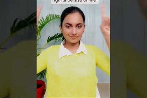 How to find the right shoe size online | Akshada Pawar