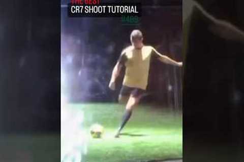 👀How to Shoot 🚀 Like CR7🐐 #cr7 #cristianoronaldo #football #ronaldo #soccer #tutorial #alnassr