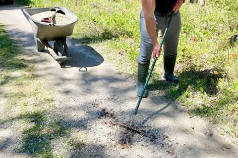 How to Repair a Pothole on Your Gravel Driveway
