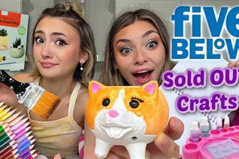 Trying Five Below Sold Out Crafts! Worth the hype? Cringe Warning! lol *FUnNy*