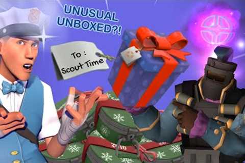 Unboxing INSANE Christmas Gifts/Cases (Unusual Pull?!) | Team Fortress 2 Smissmas 2022 Crate Opening
