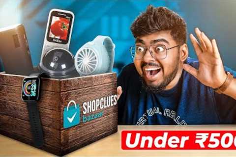 I BOUGHT 5 TECH GADGETS FROM SHOPCLUES | Under ₹500