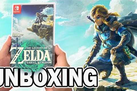 The Legend of Zelda: Tears of the Kingdom (Nintendo Switch) Unboxing