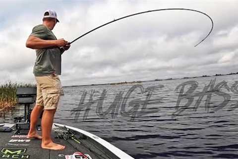 Fishing For 12LB TROPHY BASS! (This SECRET Lake Is LOADED)