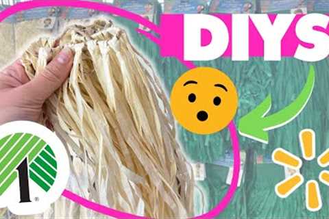 *GENIUS* Dollar Tree DIYs &amp; Decor Ideas 2023 | Using RANDOM Walmart craft items from a..