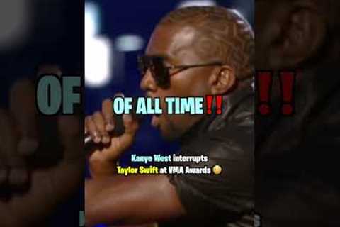 When Kanye Interrupted Taylor Swift 😳