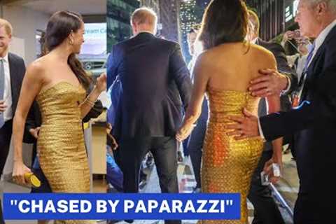 PRINCE HARRY AND MEGHAN MARKLE CHASED BY PAPARAZZI !!