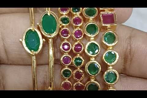Exclusive bangles collection|8754252999 #live #bangles #online #pearl #coral #white #gold