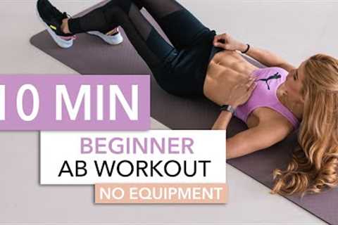 10 MIN BEGINNER AB WORKOUT // No Equipment | Pamela Reif