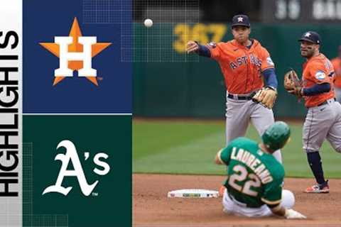 Astros vs. A's Game Highlights (5/28/23) | MLB Highlights