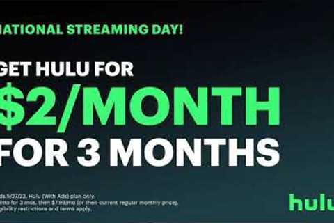 Hulu  $2 per Month for 3 Months Subscription Deal