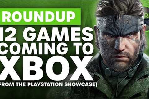 12 Xbox Games Announced in Sony's PlayStation Showcase 2023