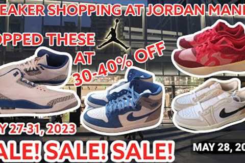 SALE! SALE! SALE! Sneaker Shopping 30%-40% Off at Jordan Manila from May 27-31, 2023 | Air Jordan