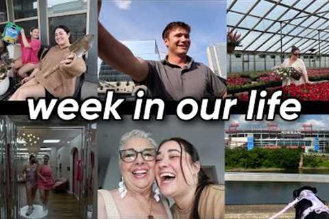 week in our life! spring flower shopping, downtown nashville, and moreee