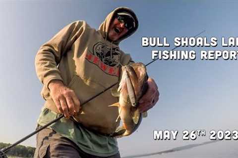 Bull Shoals Lake Fishing Report | May 26 2023 | Del Colvin