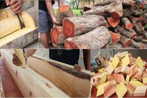 World Record For Woodworking Projects With Monolithic Wood // Breakthrough Wood Use Ideas And Skills