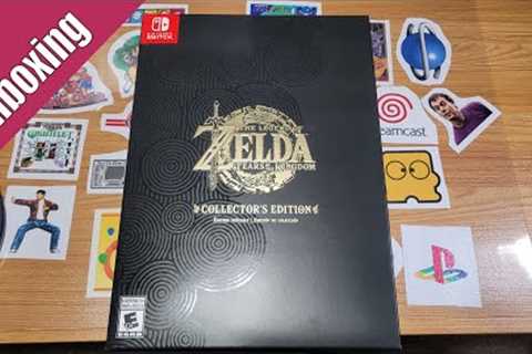 Game Room Extra: Legend of Zelda Tears of the Kingdom Collector's Edition Unboxing #nintendo