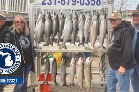 Salmon Fishing, Prescribed Burn, Fishing Tip; Michigan Out of Doors TV #2321