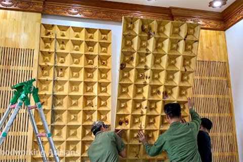 Extremely Skillful Woodworking Skills - Mr Van's Latest Interior Renovation Project