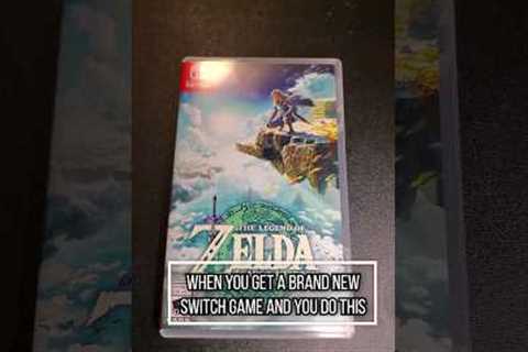 Buying a Nintendo Switch game causes you to do this 😭