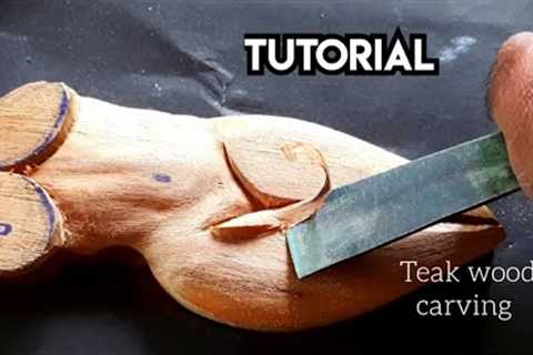 How to make wood Sculpture | Tutorial |  carving ideas