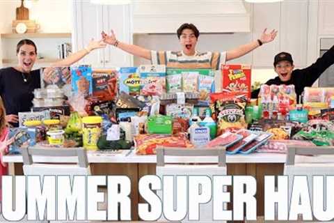 INSANE SUMMER SAM'S CLUB HAUL | KIDS IN CHARGE OF SUMMER GROCERY SHOPPING HAUL