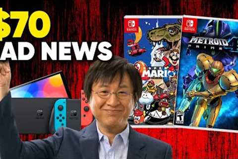 BAD NEWS for $70 Games on Nintendo Switch...