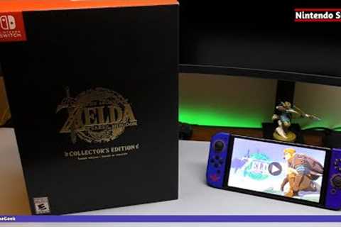 The Legend of Zelda: Tears of the Kingdom Collector's Edition Unboxing/Gameplay
