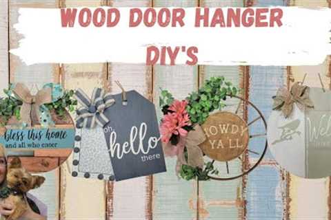 WOOD DOOR HANGER DIY'S/WHAT WOOD YOU MAKE CHALLENGE