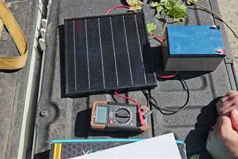 Trail camera solar power and how the quality of sun and shade affect it. (Revised)