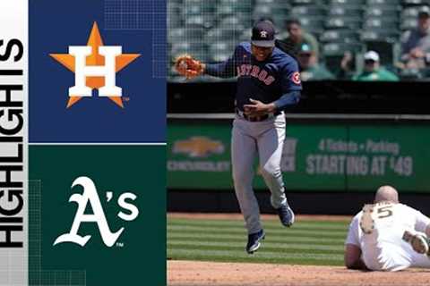 Astros vs. A's Game Highlights (5/27/23) | MLB Highlights