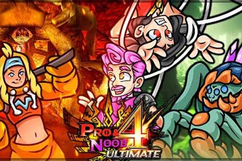 WELCOME TO THE EVERWOOD - Pro and Noob VS Monster Hunter 4 Ultimate! (Nerscylla Gameplay)