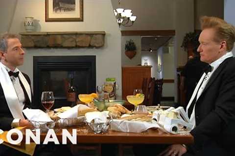 Conan Takes Jordan Schlansky To His Favorite Italian Restaurant | CONAN on TBS