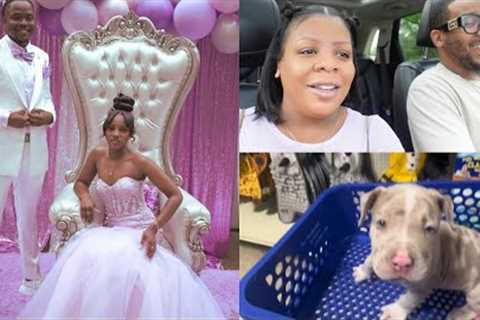 Vlog | Cousin’s Prom • New Puppy Shopping