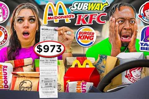 LETTING THE PERSON IN FRONT OF US DECIDE WHAT WE EAT FOR 24 HOURS!!