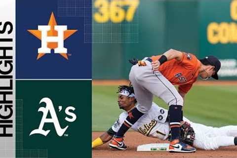 Astros vs. A's Game Highlights (5/26/23) | MLB Highlights