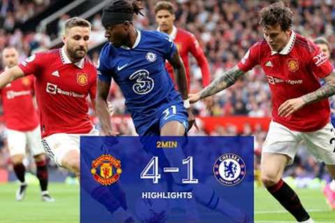 Manchester United 4-1 Chelsea | Highlights | Premier League 22/23