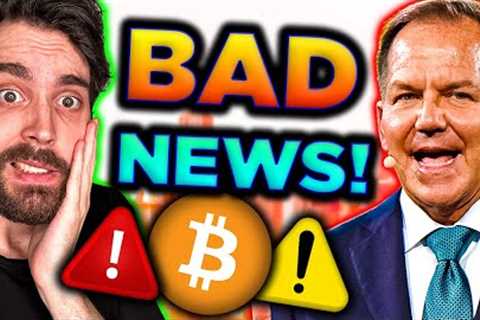 LARGE WHALES are SELLING BITCOIN!! 🐳 (This could be really bad)