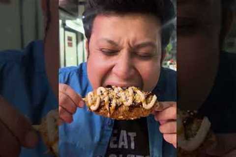 Eating BBQ Corn Dog &amp; Chicken Cheese Buldak at Taobao | Korean Foods First Time in Jamshedpur!!!