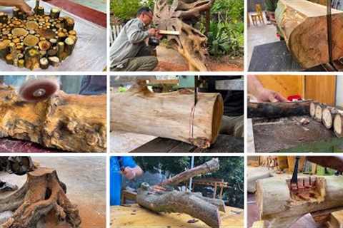 Regenerate Discarded Stumps Projects // Unique Furnitures Made From Tree Stumps And Logs