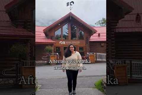 This lodge feels like a warm hug 🐻💗#alaskacruise #cruisetour #kenaiprincesslodge #princesscruises