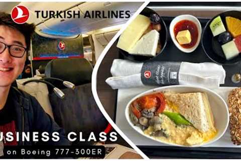 $92 Turkish Airlines Boeing 777-300ER Business Class - Izmir to Istanbul Flight Review