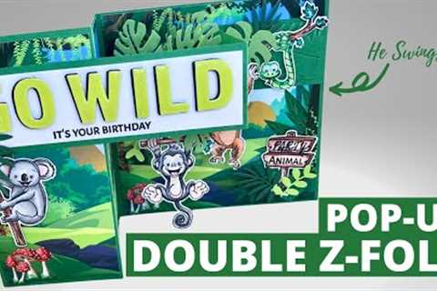 Another Classic I've Not Made for Years!!! | Double Z Fold Pop-Up Box Card